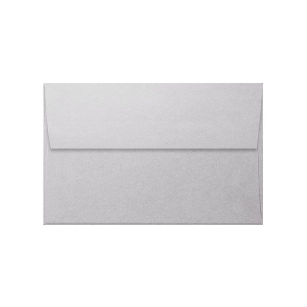 25 A7 Announcement Envelopes, Silver Metallic, 80# text, Square Flap